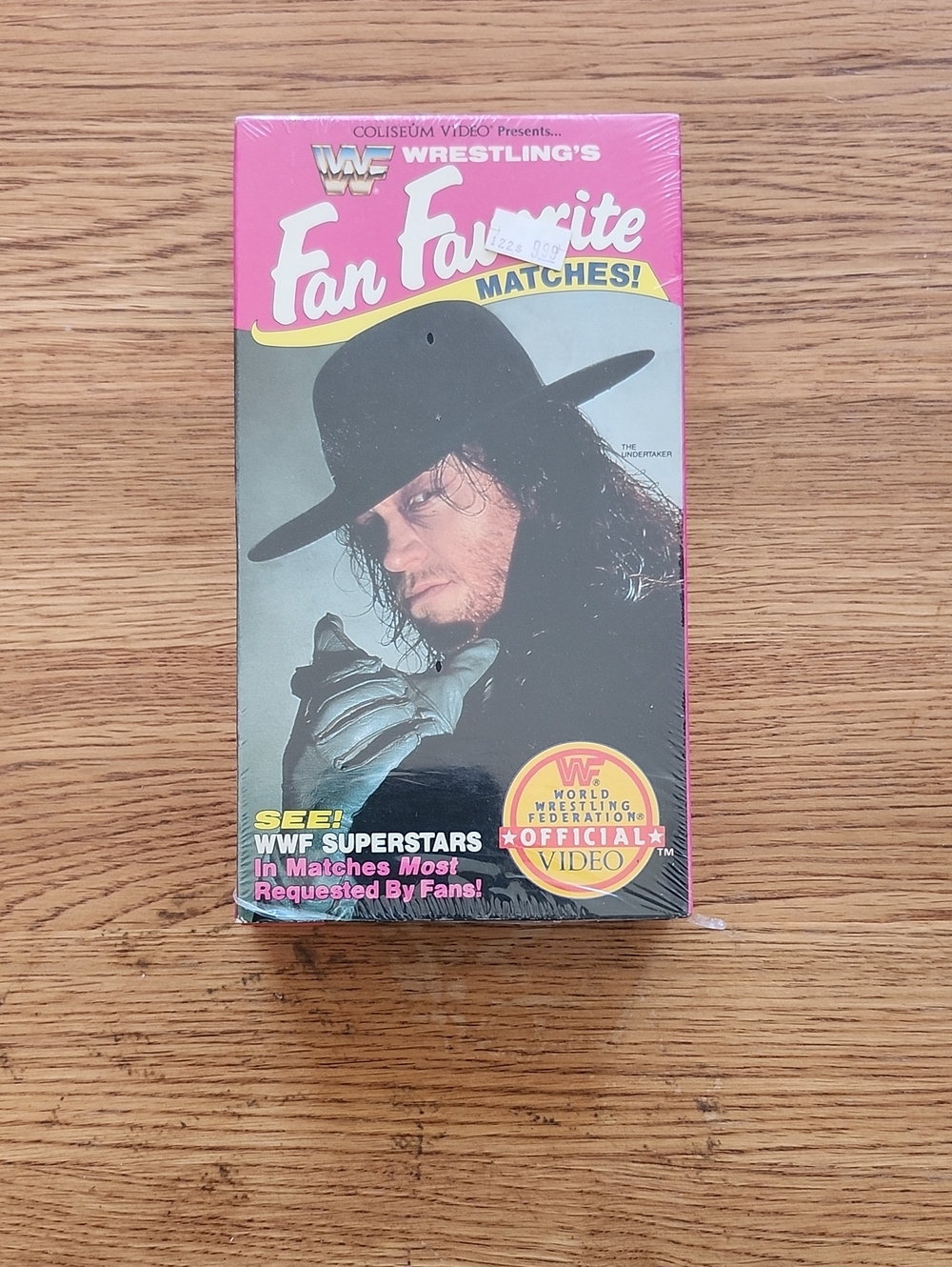 WWE Fan Favorite Matches VHS - Featuring Undertaker Bret Hart LOD